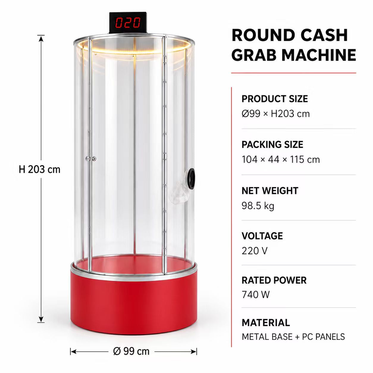 Cash Catcher Booth